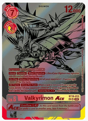 Valkyrimon Ace (Textured) - BT16-013 - SR - Foil